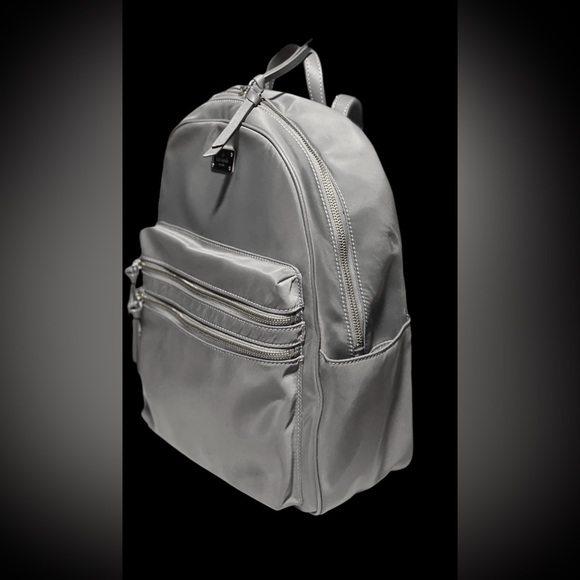 Kate Spade Wilson Road Bradley Backpack Large Gray Nylon - Picture 5 of 9